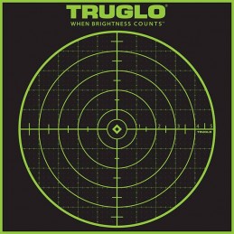 12 Fogli di bersagli singoli Truglo Tru See Target