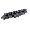 Attacco Contessa SIMPLE BLACK picatinny corta per Blaser