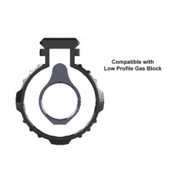 Guardamano HANDGUARD 13"SS FREE FLOAT RAIL per LR-308