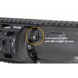 AR-15 Guardamano QUAD RAIL AR PISTOL 4" FREE FLOAT