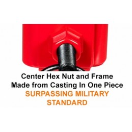 Adattatore Blanck Firing per AR15 rosso