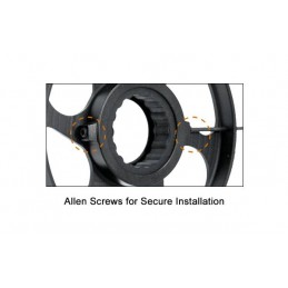 Ruota di regolazione per ottiche AO 60 mm.