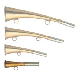 Tromba da caccia in ottone cm. 