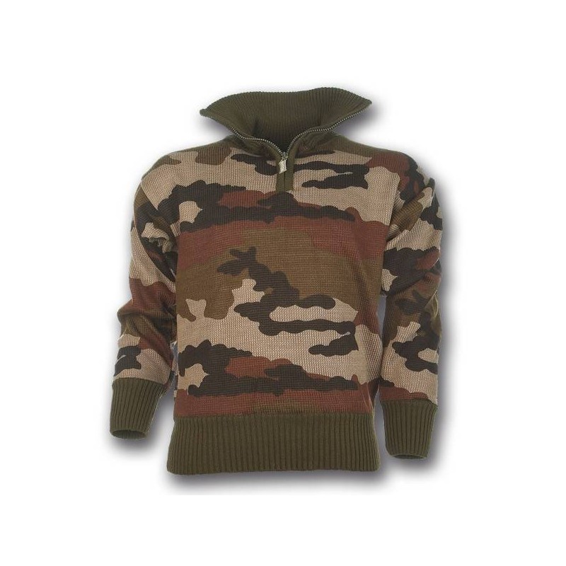 Maglione Patton in misto lana camo