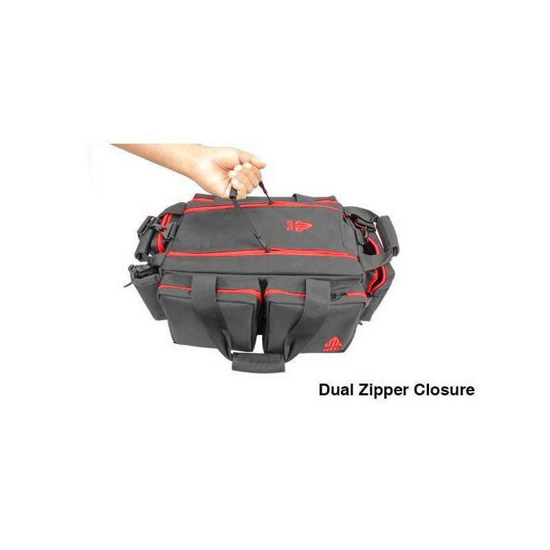 BORSONE UTG BORSONE RANGE 23"X8"X16" BLACK/CRIMSONBORSONE RANGE