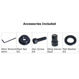 2 x WEAVER PER GUARDIAMANO AR-15, M4 E M16