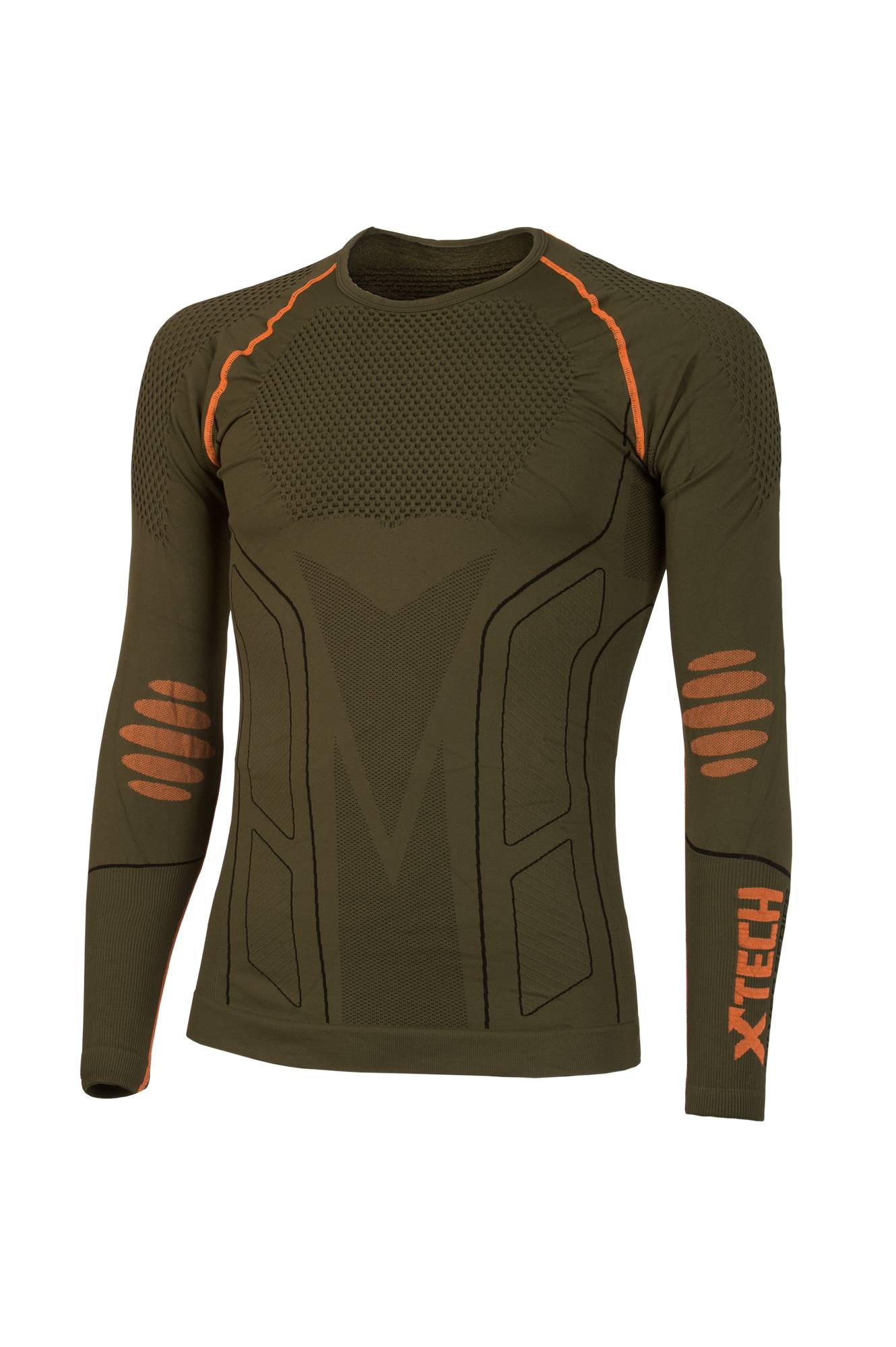 Maglia tecnica termica Evolution girocollo manica lunga XTECH • Trophy Hunt  Abbigliamento termico da caccia e bosco