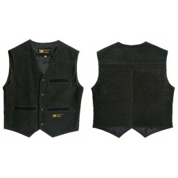 Gilet in pelle verde La Nuova Regina