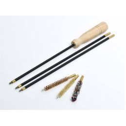 Bacchetta per pulizia carabina plastificata tre pezzi