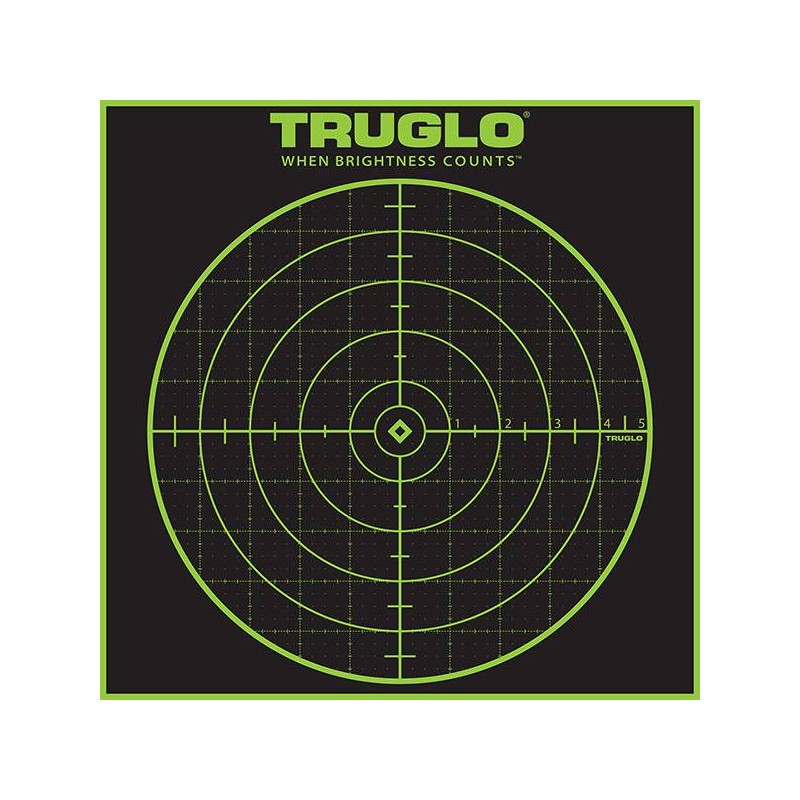 6 Fogli di bersagli singoli Truglo Tru See Target