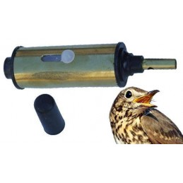 Richiamo per tordo in ottone e scatto laterale