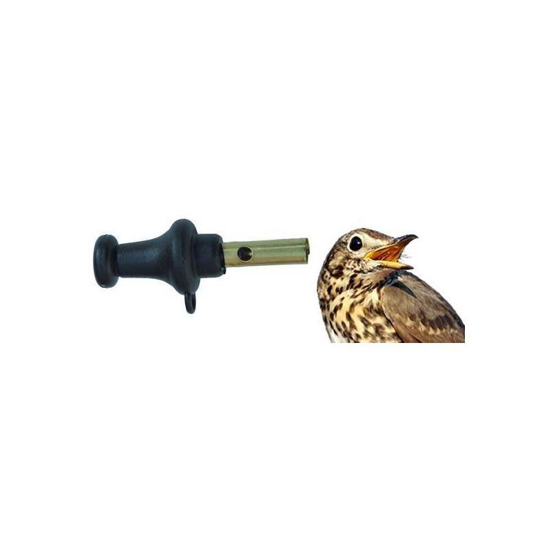 Richiamo tordo in ottone con bocchino Richiamo tordo in ottone con bocchino