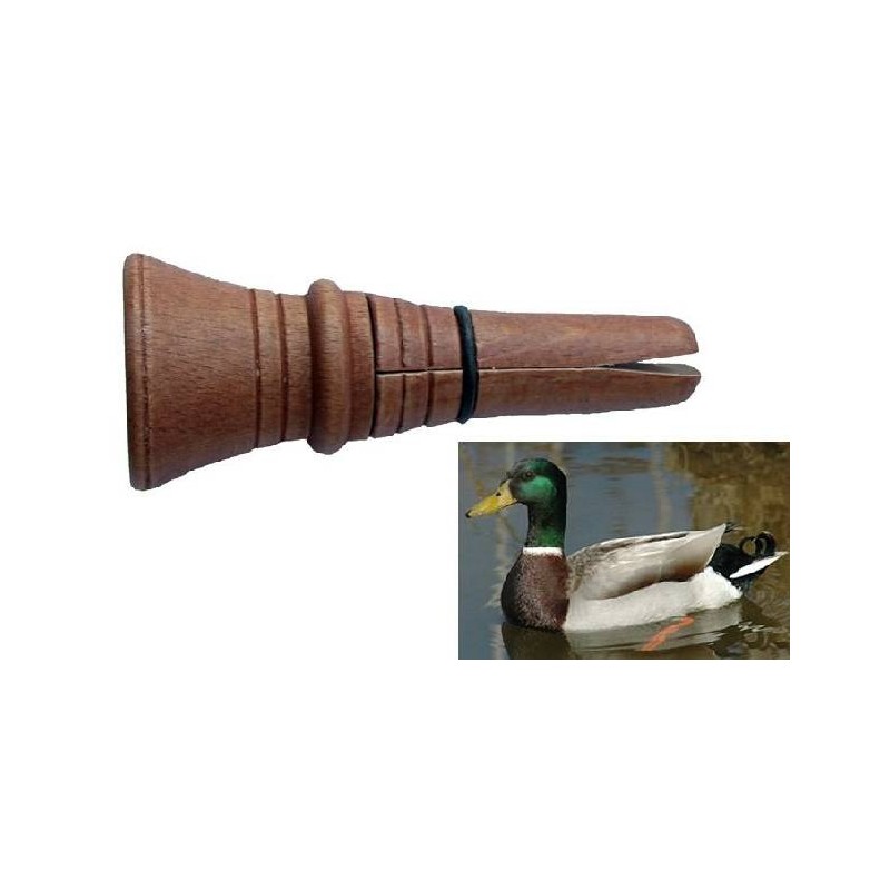 Richiamo per germano in legno