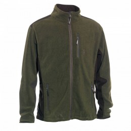 Giacca Deerhunter in pile Muflon Zip-In Fleece Jacket Verde