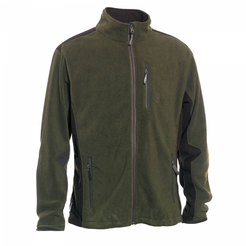 Giacca Deerhunter in pile Muflon Zip-In Fleece Jacket Verde Giacca Deerhunter in pile Muflon Zip-In Fleece Jacket Verde