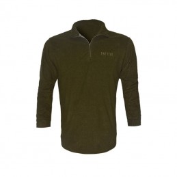 Lupetto Patton 1/2 zip micropile verde