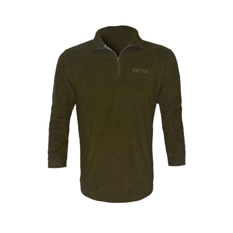 Lupetto Patton 1/2 zip micropile verde Lupetto Patton 1/2 zip micropile verde
