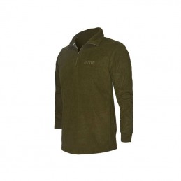 Lupetto Patton 1/2 zip micropile verde