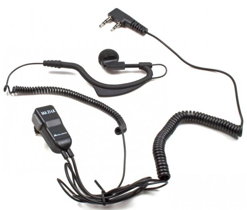 Auricolare per KENWOOD MA 21-LK • Trophy Hunt Ricetrasmittenti Caccia