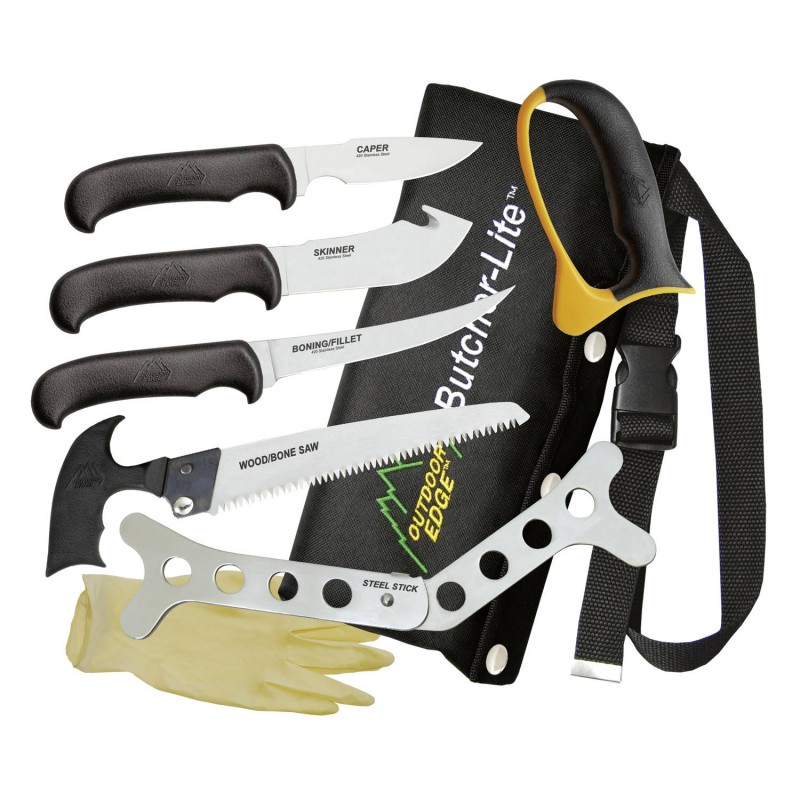 Kit macellazione Outdoor Edge Butcher Lite 8 Pz Knife Set
