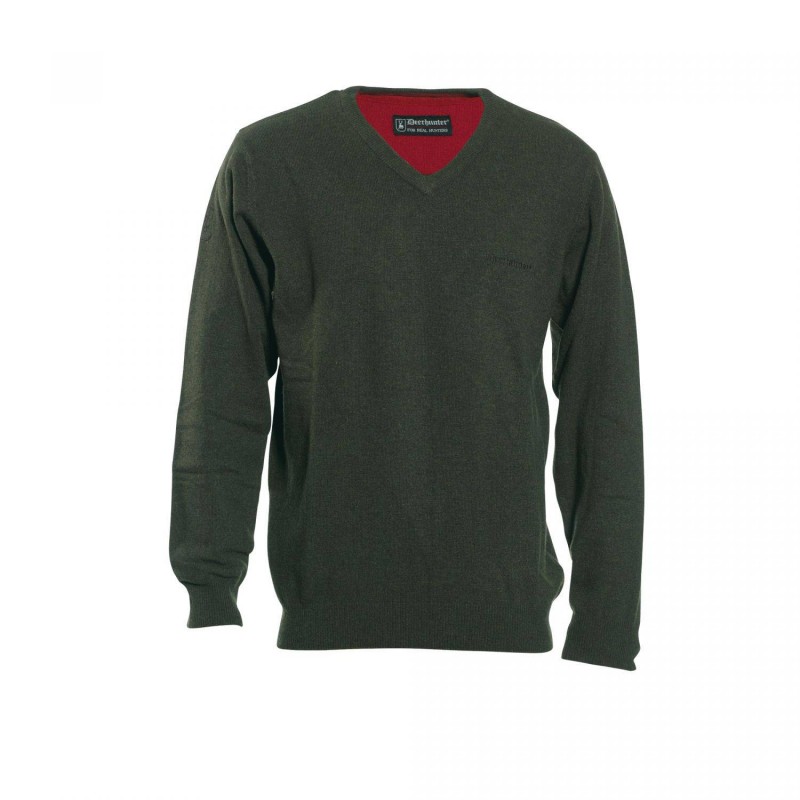 Maglione Deerhunter Brighton V-Neck Verde Maglione Deerhunter Brighton V-Neck Verde