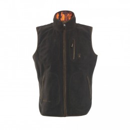 Gilet Deerhunter in pile Gamekeeper Camouflage reversibile