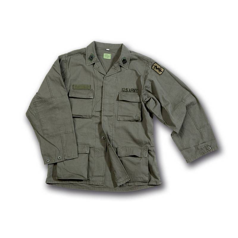 Giacca Patton in cotone rip-stop verde Giacca Patton in cotone rip-stop verde