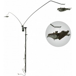 Giostra per allodola 2 braccia ali girevoli lusso German