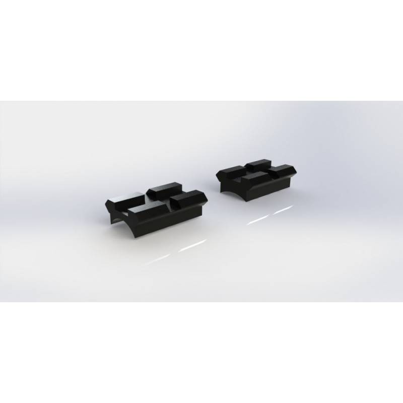 Base weaver per MAUSER K98 in due pezzi