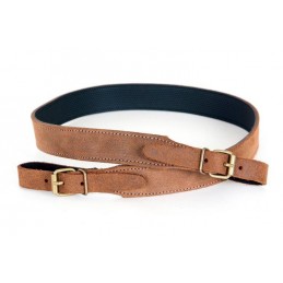 Cinghia fucile in cuoio scamosciato Buffetteria Spadoni