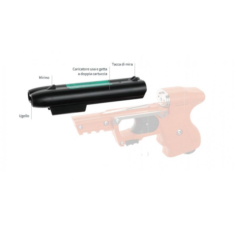 Cartuccia per pistola Piexon JPX Jet Protector Cartuccia per pistola Piexon JPX Jet Protector