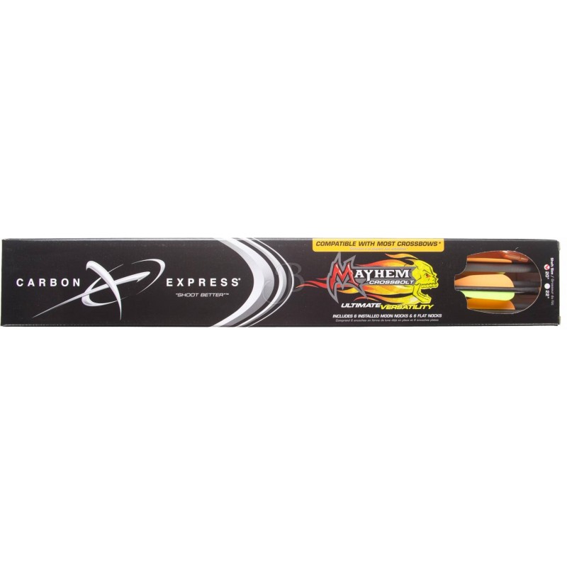 CX DARDO BALESTRA MAYHEM 20" MOON NOCK 6PK