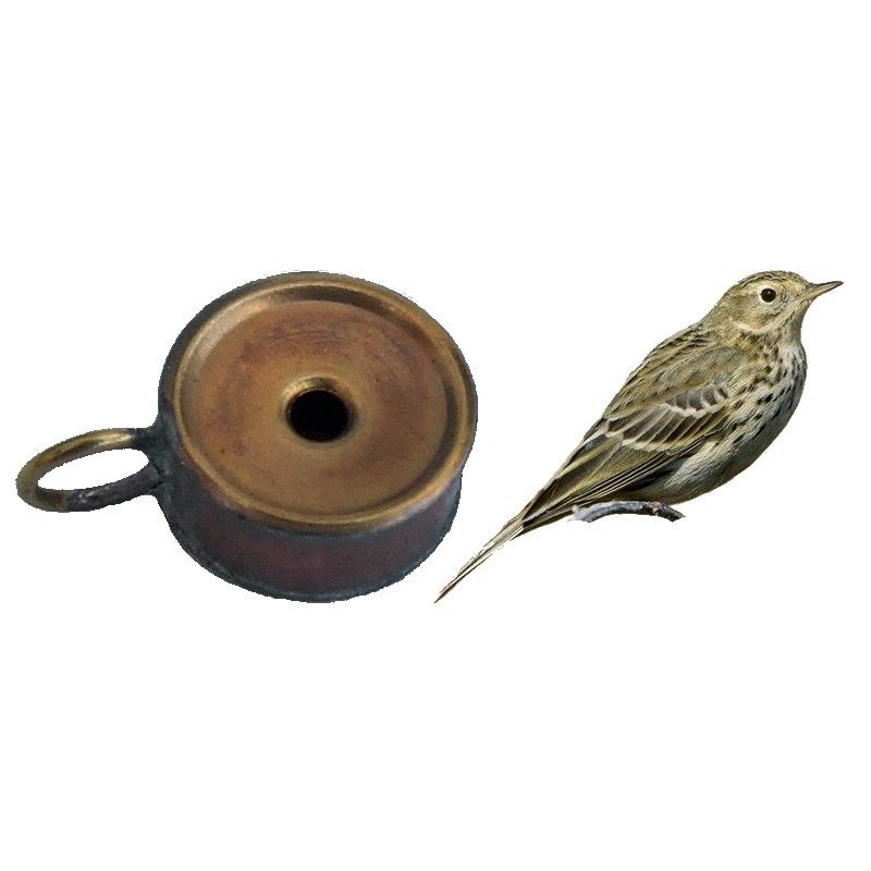 Richiamo per pispola in ottone Richiamo per pispola in ottone