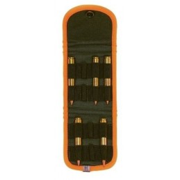 Giberna per carabina German verde e arancio 7 celle