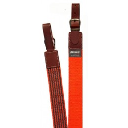 Cinghia per fucile German in tessuto arancione fluorescente con