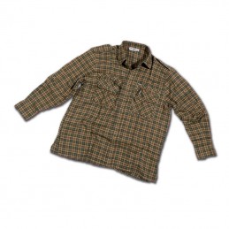 Camicia Patton in cotone flanellato red square