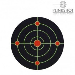 Rotolo 100 bersagli adesivi reattivi diametro 18