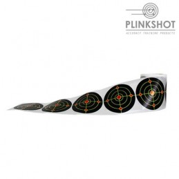 Rotolo 100 bersagli adesivi reattivi diametro 18