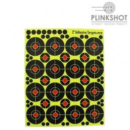 Bersagli adesivi reattivi diametro 5 - 25 pezzi