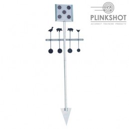 Porta cartelli con bersagli rotanti