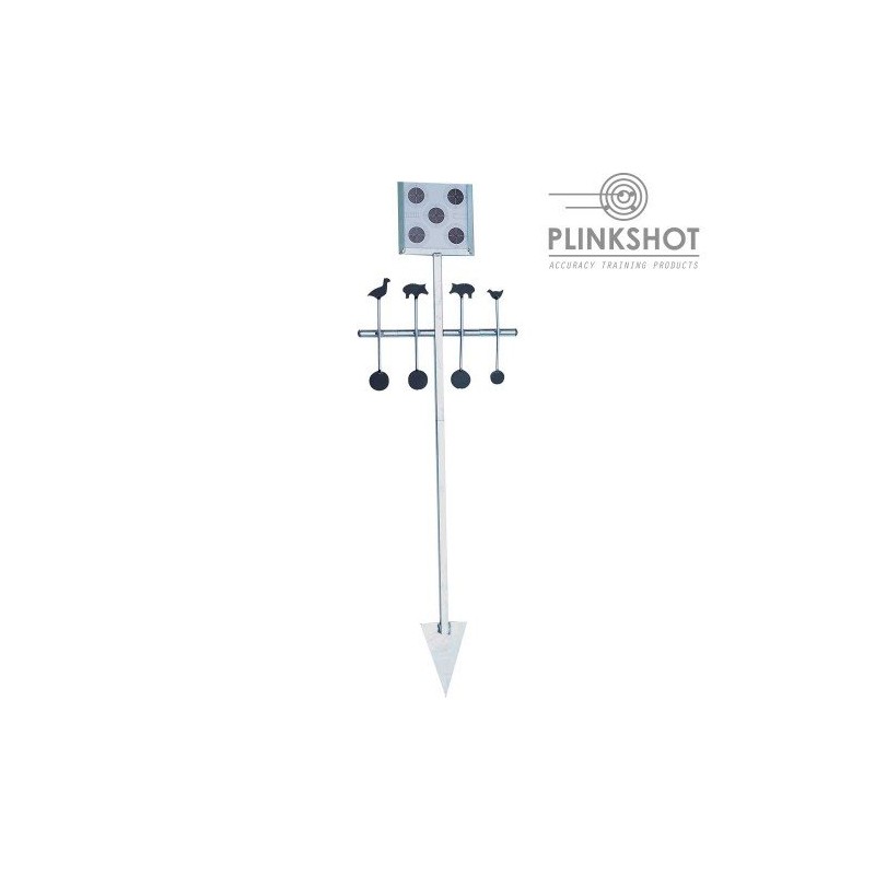 Porta cartelli con bersagli rotanti