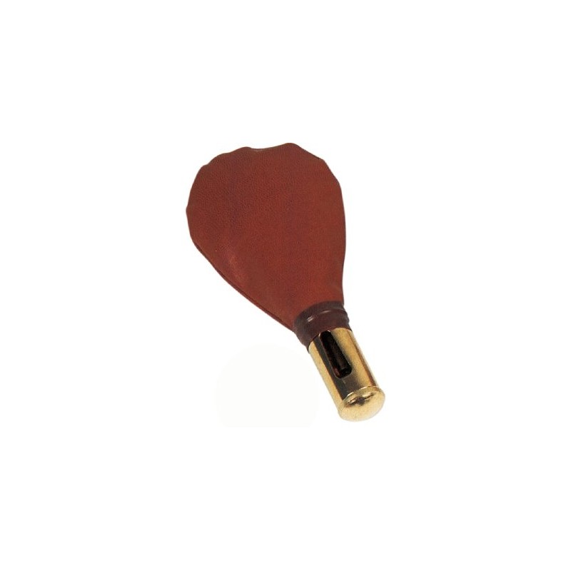 Richiamo per Starna ottone con mantice in pelle Richiamo per Starna ottone con mantice in pelle