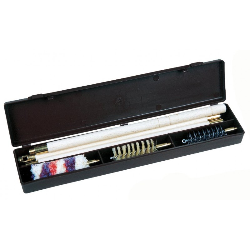 Kit pulizia in legno con custodia Kit pulizia in legno con custodia