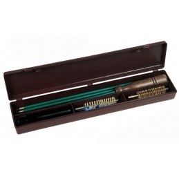 Kit pulizia per carabina in legno con custodia