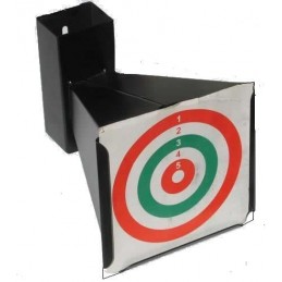 Porta bersaglio aria compressa classico conico 14 x 14 cm