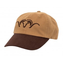 Cappello Blaser B beige con visiera marrone