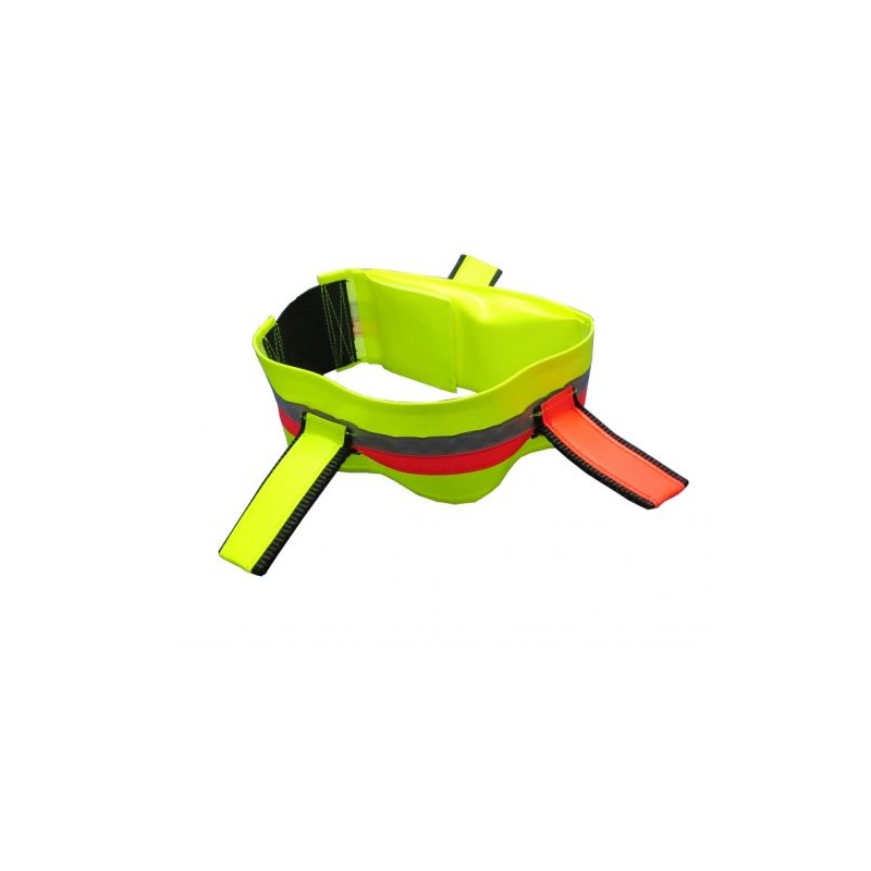 Collare fluo ad alta visibilità con bande Collare fluo ad alta visibilità con bande