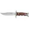 Coltello Joker con guardia e manico in legno rosso