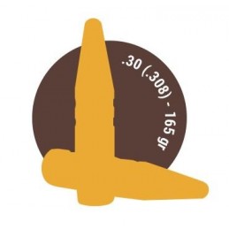 Fox BULLETS TARGET CAL..30 (.308) - 165gr 100pz