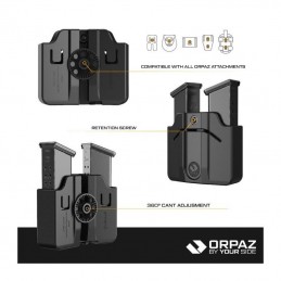 Porta caricatore in acciaio per GLOCK cal. Porta caricatore in acciaio per GLOCK cal.